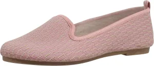 SOBEYO Ballet Flats Comfort Soft-Sole Breathable Sweater Fabric Lightweight Round Toe Shoes
