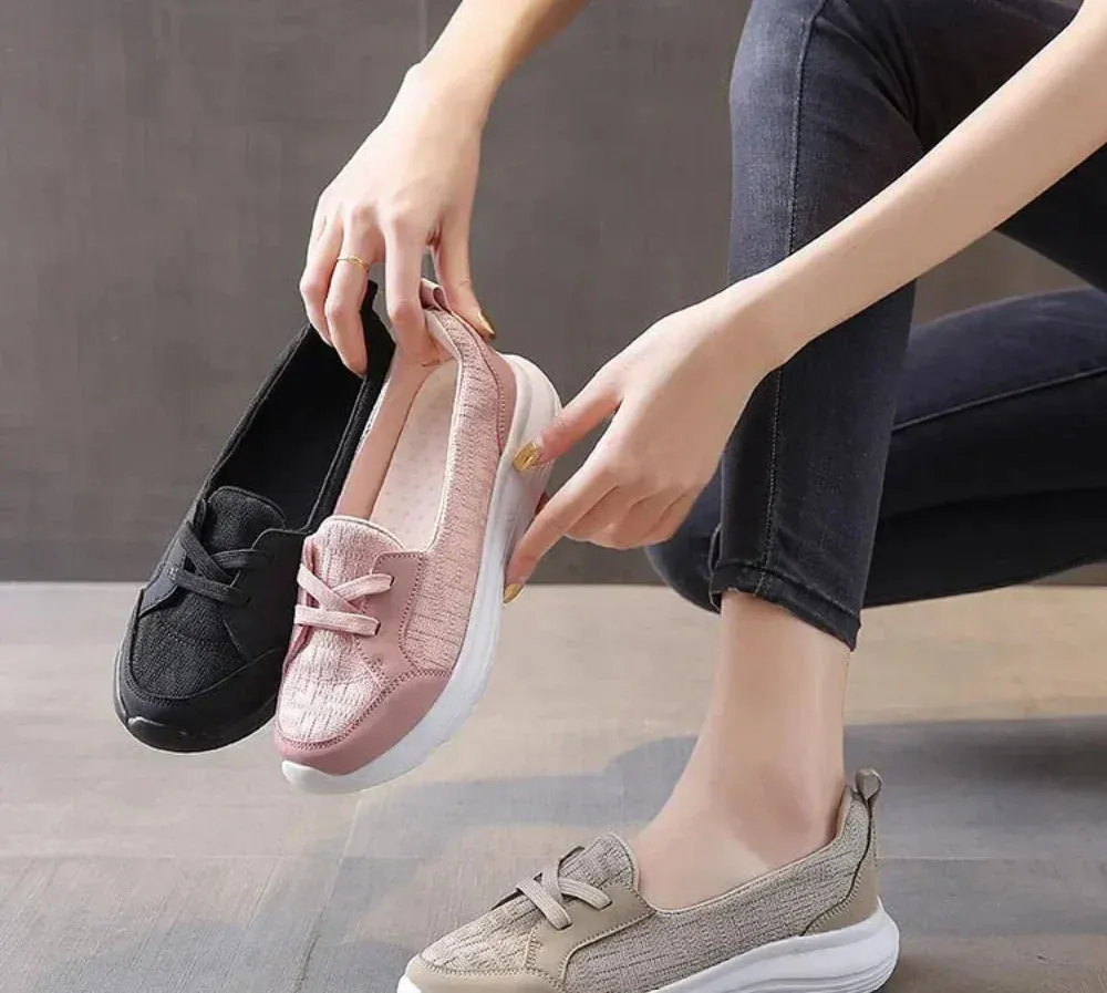 SoftStride Women's Breathable Slip On Arch Support Non-slip Shoes