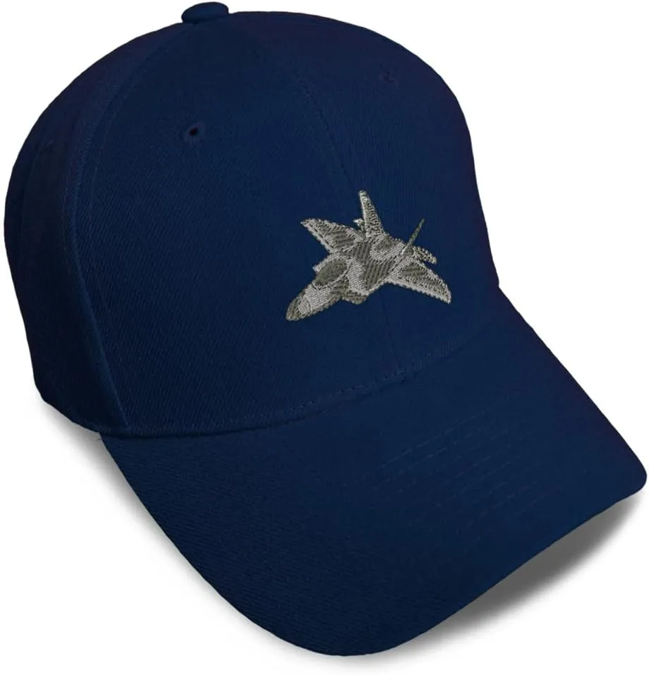 Speedy Pros Baseball Caps for Men & Women Embroidered F-22 Raptor Embroidery Ladies & Men Baseball Hats Acrylic
