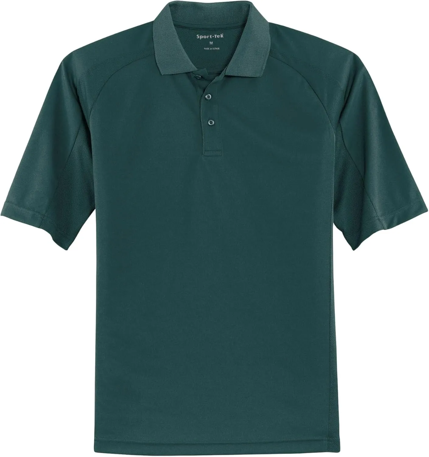 SPORT-TEK Unisex Dri-Mesh Pro Polo | Short Sleeve Collared Shirt for Men & Women, Casual Fit Top for Work, Tennis & Golf
