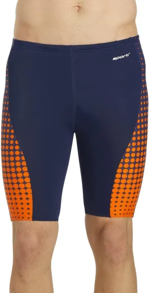 Sporti Men's Athletic Swimwear Jammers, Multi Solid Color - Racing & Training Swimsuit Jammers for Men, Durable Long Lasting