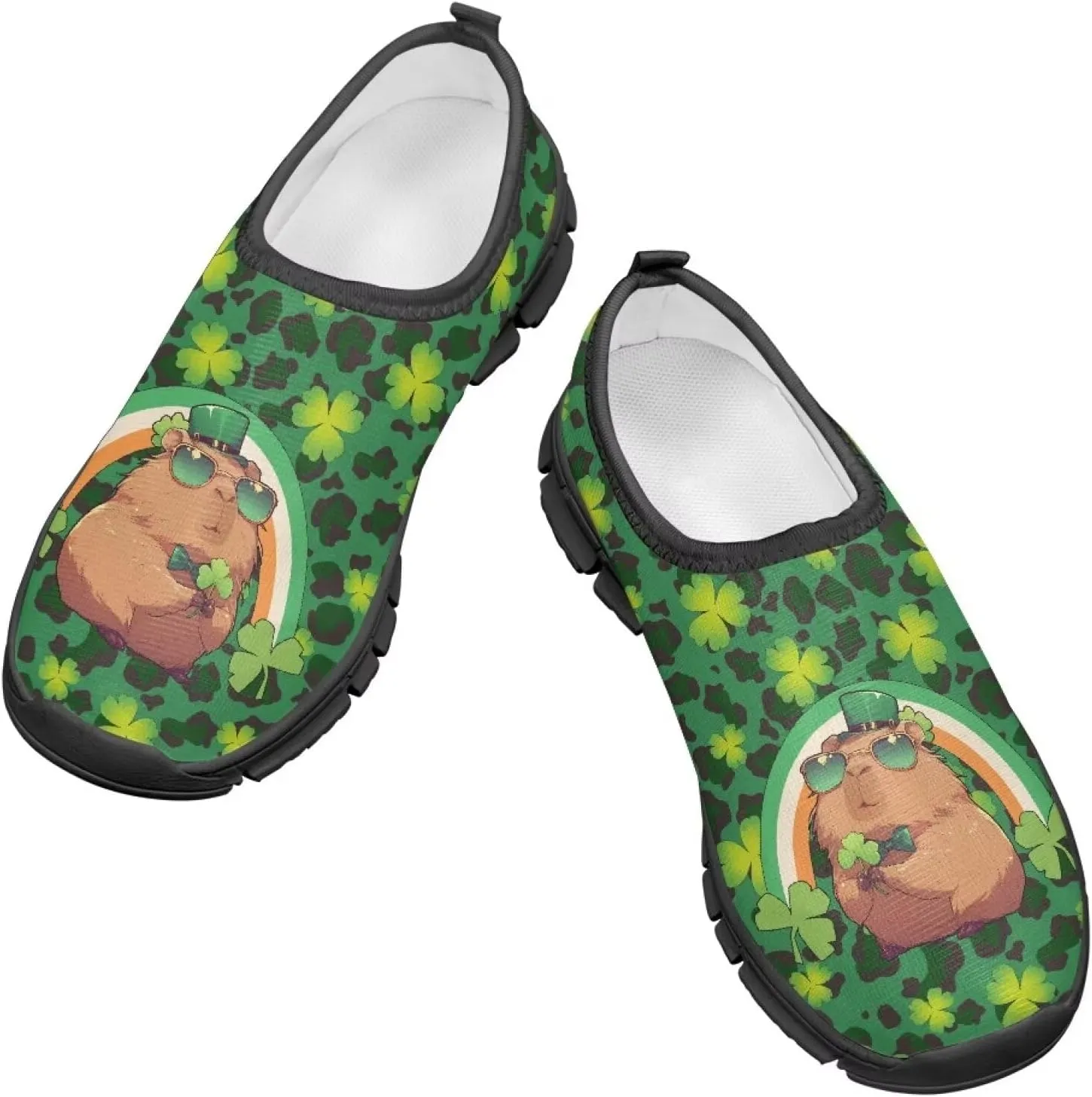 St. Patrick's Day Shoes Boys Slip On Tennis Shoes Kids Running Shoes