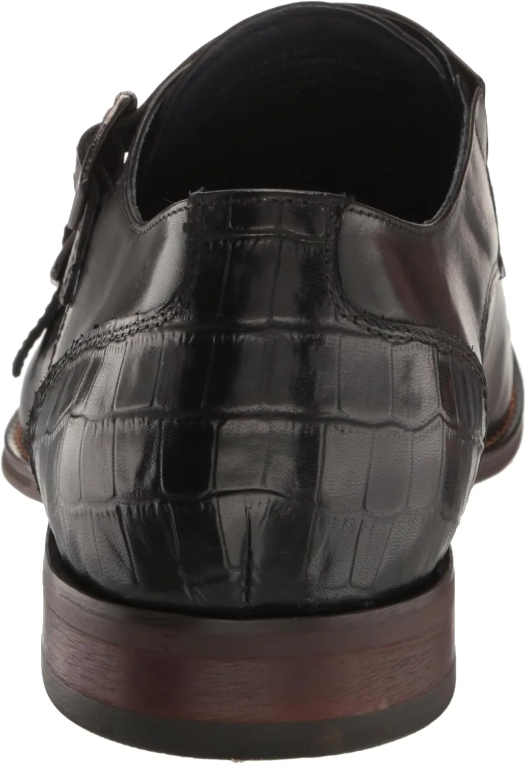 STACY ADAMS Men's Pierson Cap Toe Double Monk Strap Loafer