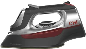Steam Iron for Clothes with 8’ Retractable Cord, 1700 Watts, 3-Way Auto Shutoff, 400  Holes, Professional Grade, Electronic Temperature Control, Titanium Infused Ceramic Soleplate (DISCONTINUED)
