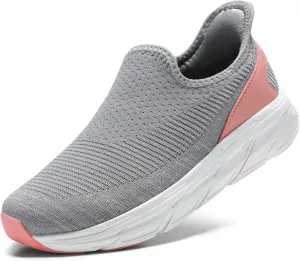 STQ Womens Slip on Shoes Breathable Lightweight Orthopedic Walking Shoes Workout Gym Sports Athletic Sneakers