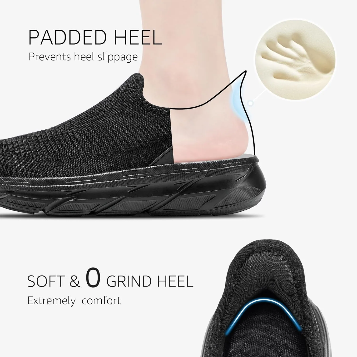STQ Womens Slip on Shoes Breathable Lightweight Orthopedic Walking Shoes Workout Gym Sports Athletic Sneakers