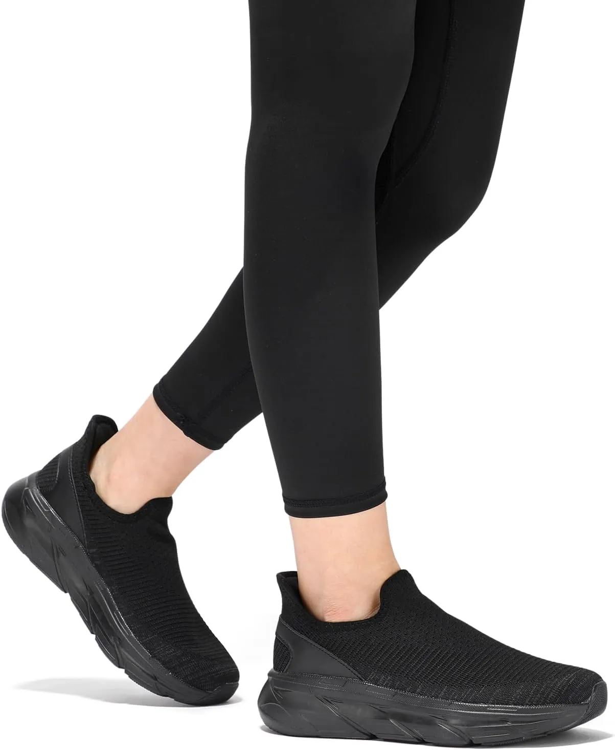 STQ Womens Slip on Shoes Breathable Lightweight Orthopedic Walking Shoes Workout Gym Sports Athletic Sneakers