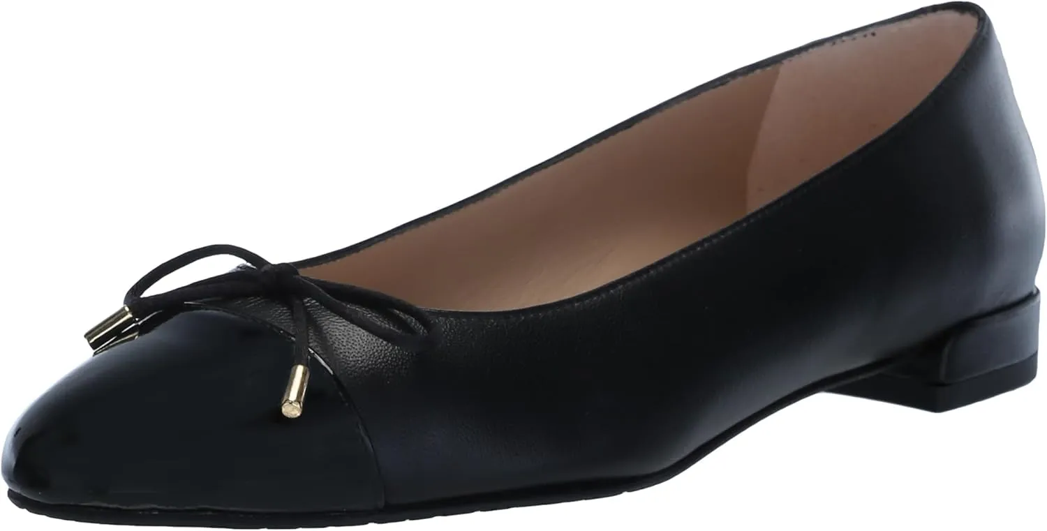 Stuart Weitzman Women's Sleek Bow Flat Ballet