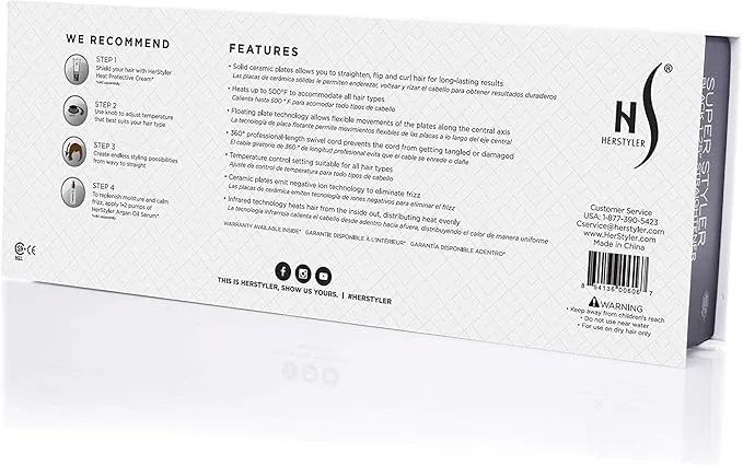 Superstyler Ceramic Flat Iron