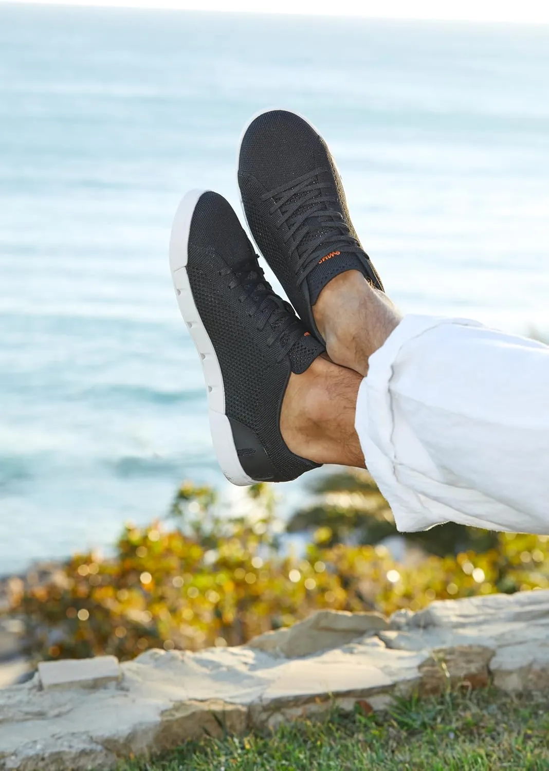 SWIMS Men Sneakers Shoes, Casual Lightweight Shoe, All Day Stylish Comfortable Breeze Tennis Knit Sneaker