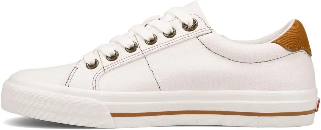 Taos Z Soul Women’s Sneaker - Stylish Platform Sneaker with Removable Footbed, Arch Support, Premium Cushioning, Lace-Up Adjustability, and Easy Access Zipper