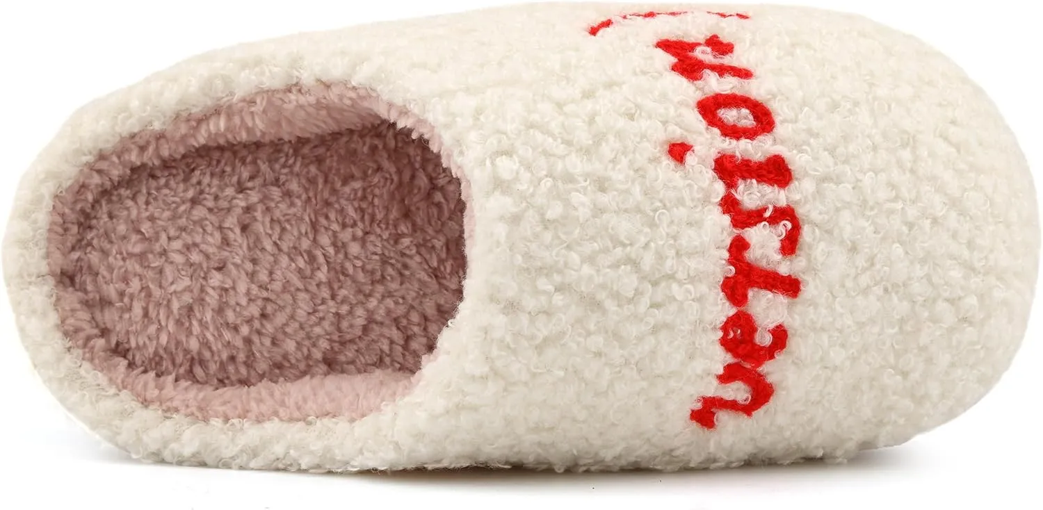 Taylor Slippers for Kids Girls Warm House Slippers Comfy Fur