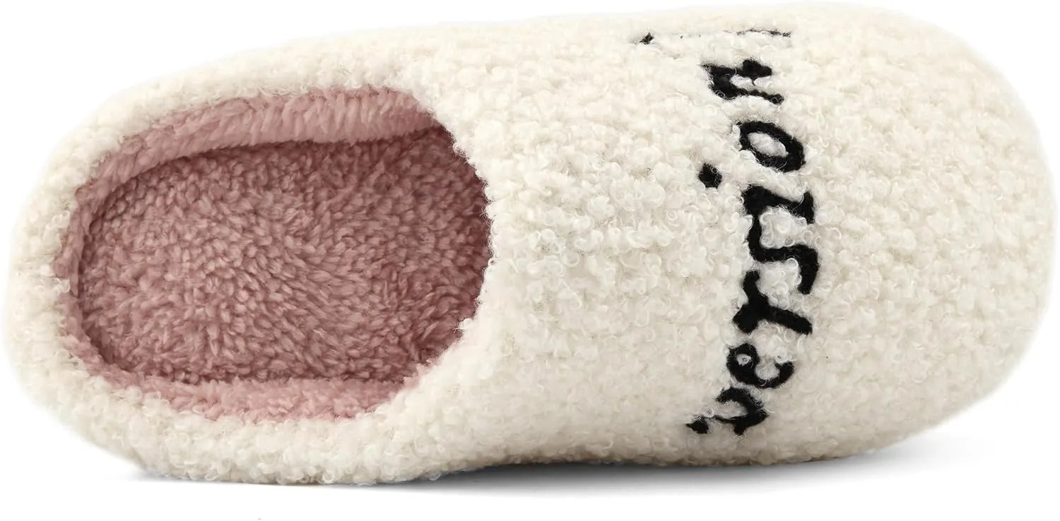Taylor Slippers for Kids Girls Warm House Slippers Comfy Fur