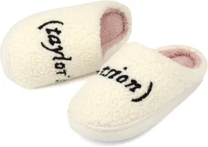 Taylor Slippers for Kids Girls Warm House Slippers Comfy Fur