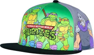 Teenage Mutant Ninja Turtles Adult Hat Heroes Shredder Mutant Mayhem Sublimated Adjustable Snapback for Men and Women Multi