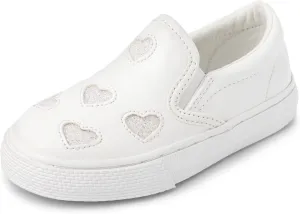 The Children's Place Girl's Baby Toddler Casual Slip on Shoes Sneaker