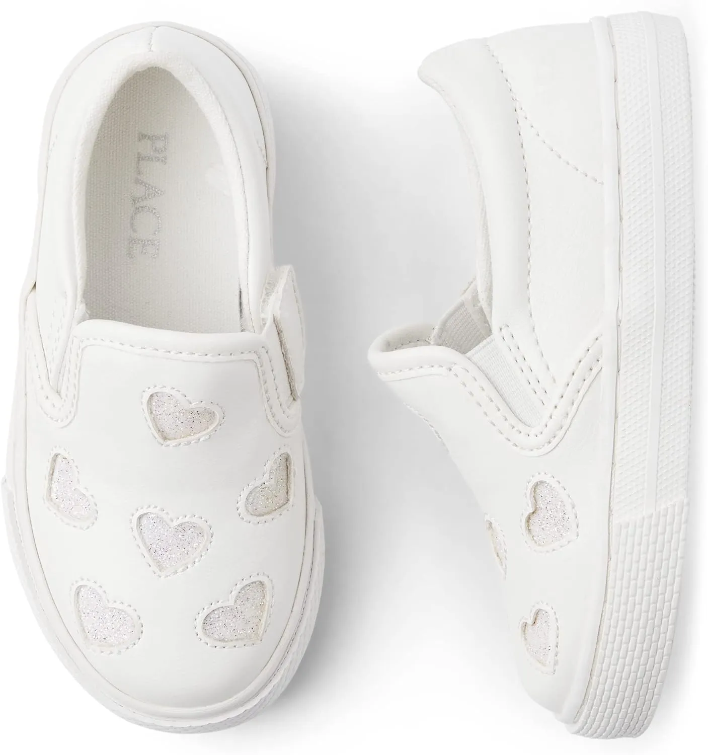 The Children's Place Girl's Baby Toddler Casual Slip on Shoes Sneaker