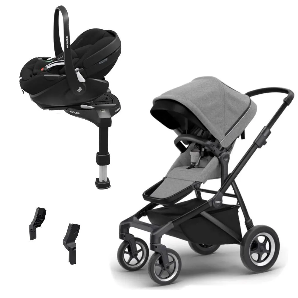 THULE SLEEK & MAXI COSI PEBBLE 360 PRO² (SLIDETECH™) TRAVEL SYSTEM