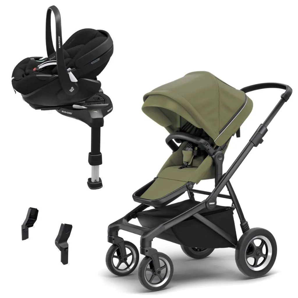THULE SLEEK & MAXI COSI PEBBLE 360 PRO² (SLIDETECH™) TRAVEL SYSTEM