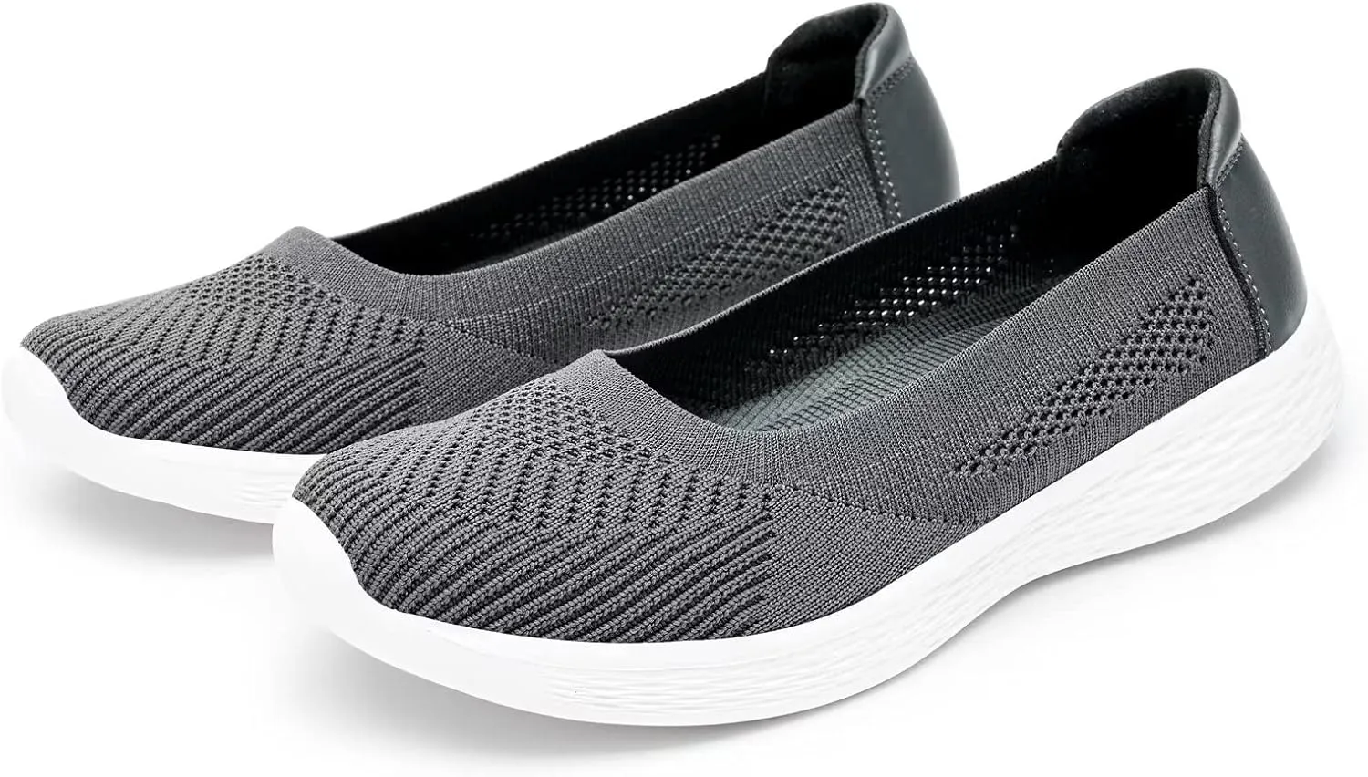 TIOSEBON Women's Comfortable Loafer Flat Foam Mesh Slip-On Walking Shoes