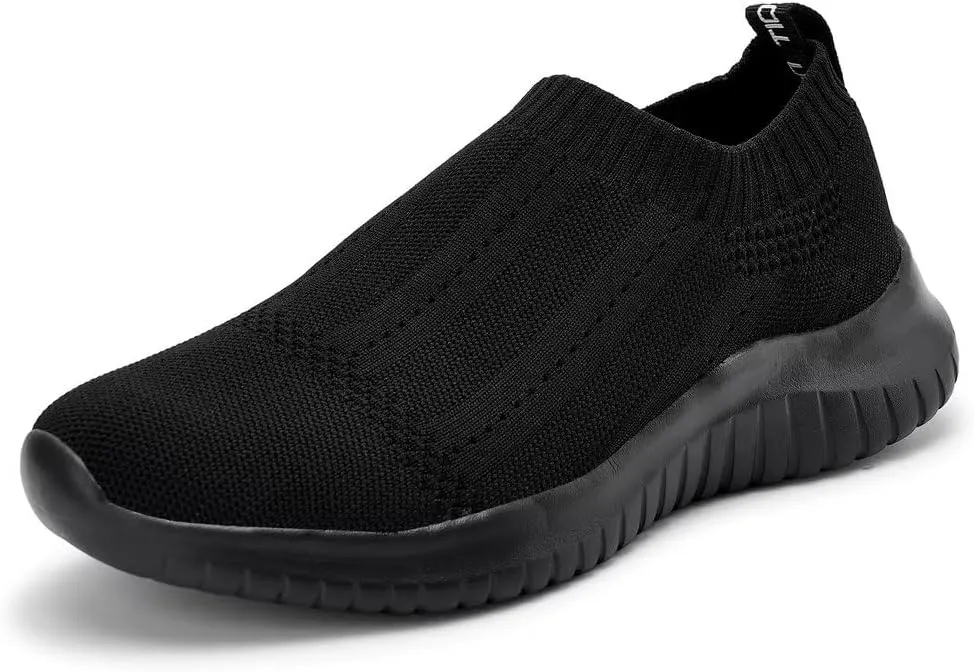 TIOSEBON Women's Walking Sock Shoes Elastic Knit Lightweight Slip on Breathable Yoga Sneakers
