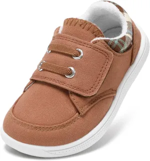 Toddler Barefoot Shoes Wide Toe Box Shoe Boys Girls Kids Walking Sneakers Non-Slip Lightweight Comfortable First Walking Tennis Outdoor Activities
