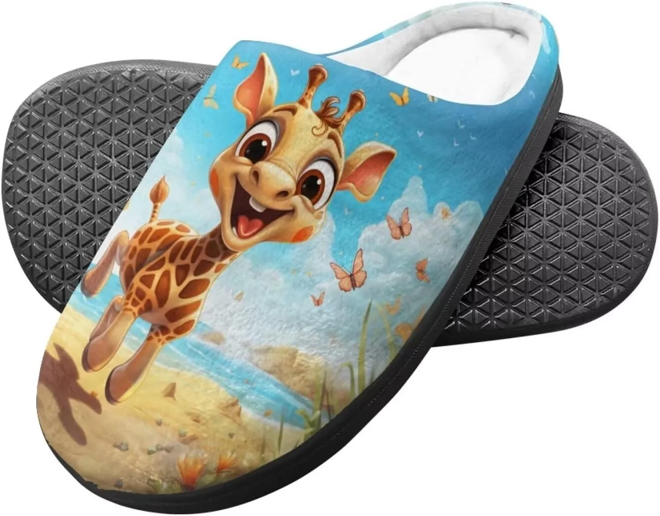 Toddler Slippers Kawaii Non-slip Kids Slippers Cute House Slippers for Kids Cozy House Slippers