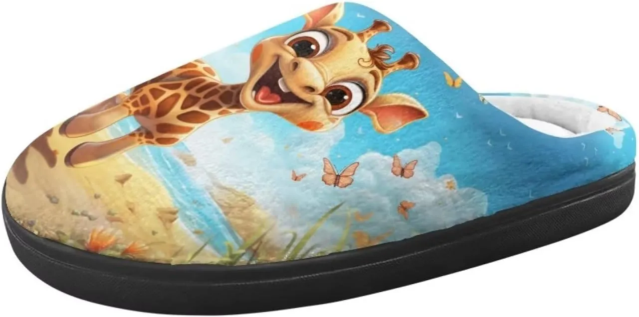 Toddler Slippers Kawaii Non-slip Kids Slippers Cute House Slippers for Kids Cozy House Slippers