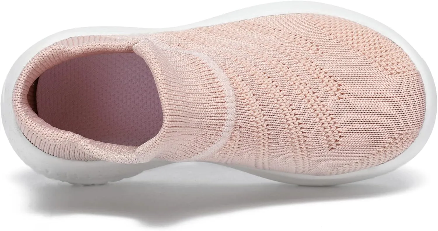 Toddler Sneakers for Baby Boys Girls Slip On Breathable Running Walking Shoes for Little Kids
