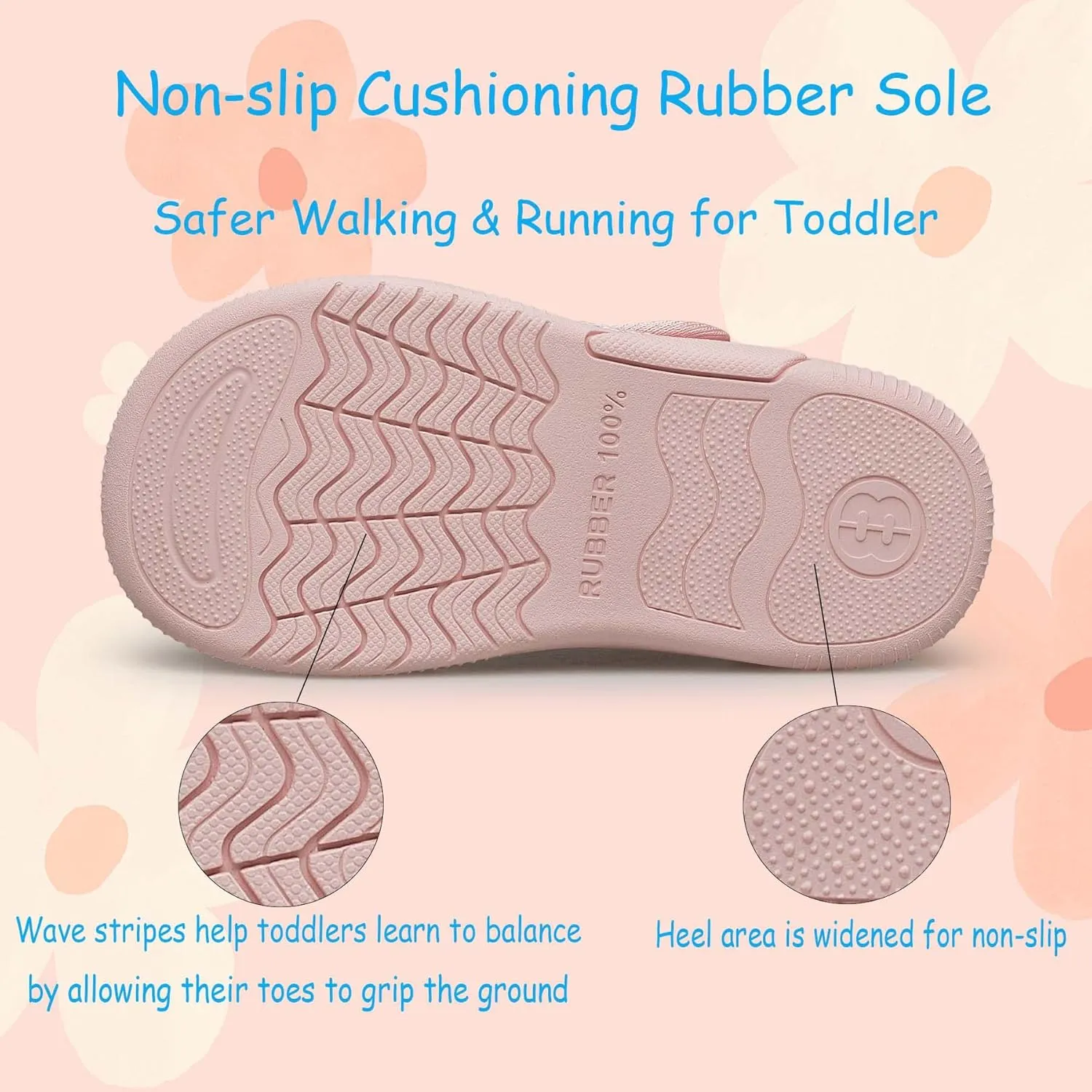 Toddler Tennis Shoes Boys Girls Lightweight Breathable Barefoot Shoes Wide Kids Slip On Sneakers