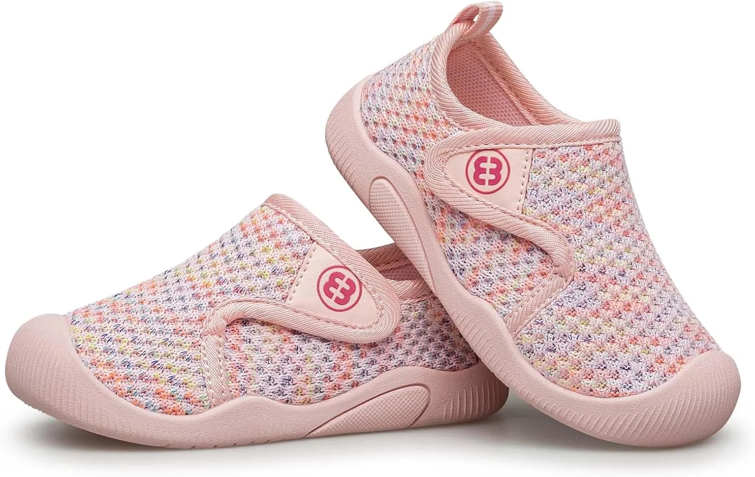 Toddler Tennis Shoes Boys Girls Lightweight Breathable Barefoot Shoes Wide Kids Slip On Sneakers