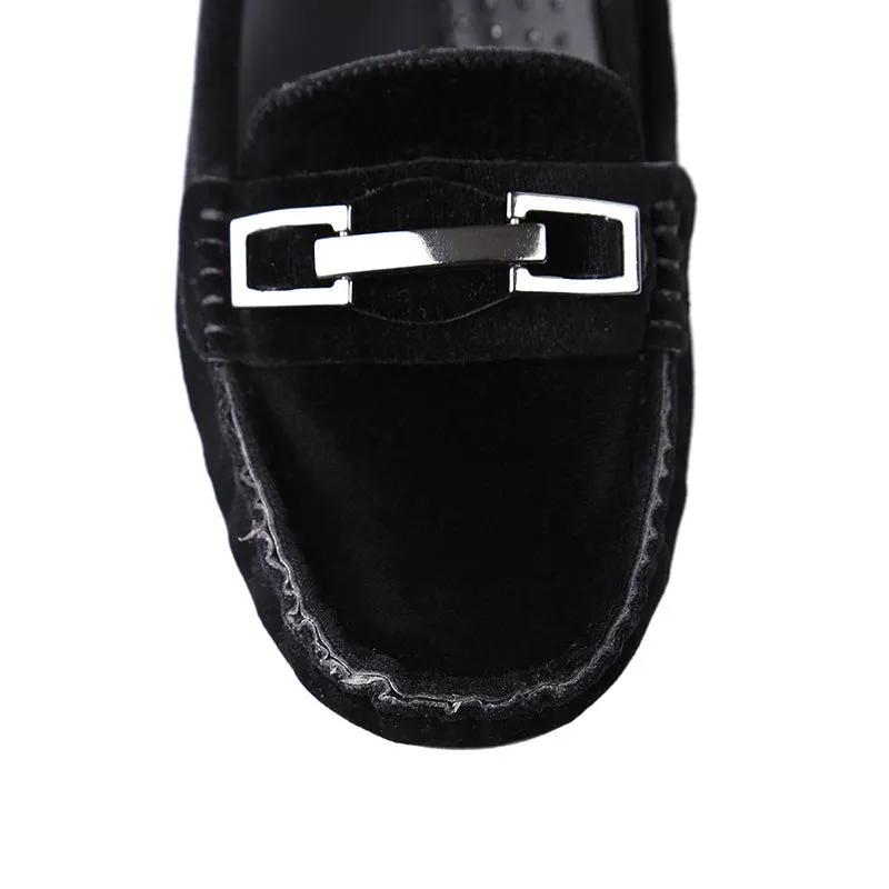 Tokalı Kadın Süet Loafer