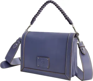 Tommy Bahama Messenger Bag, Women's Flat Crossbody Purse with Adjustable Shoulder Strap, Navy