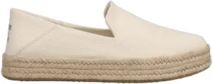 TOMS Womens Carolina Espadrille Slip On Flats Casual - Black