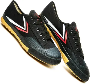 T.O.P ONE Kung Fu Martial Arts Parkour Shoes,Rubber Sole Sneakers-Black 41(Men 8.5|Women 10)