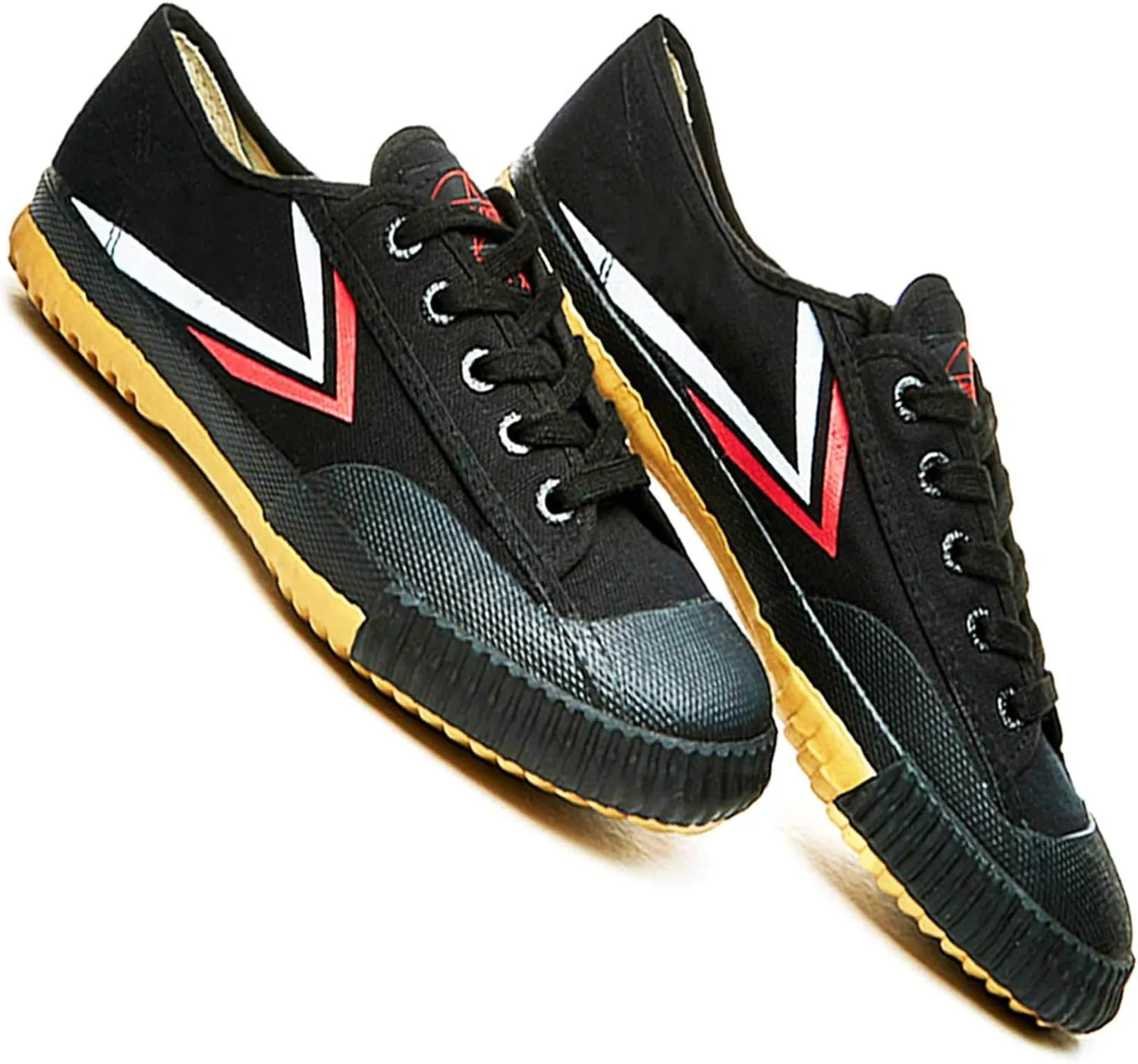 T.O.P ONE Kung Fu Martial Arts Parkour Shoes,Rubber Sole Sneakers-Black 41(Men 8.5|Women 10)