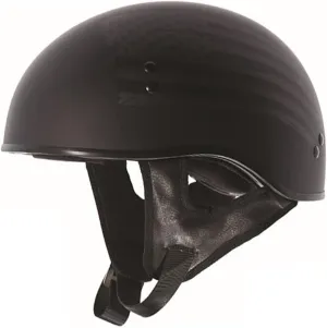 TORC T55 Spec-Op Half Helmet with 'Flag” Graphic (Flat Black, Large)