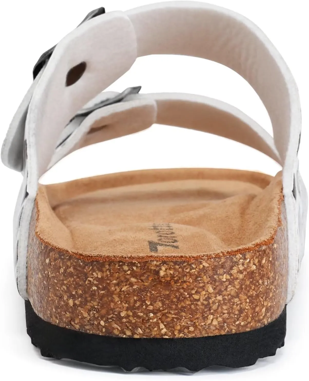 Torotto Womens Slides with Cork Footbed Open Toe Adjustable Webbing Flat Sandals for Walking | Beach | Indoor
