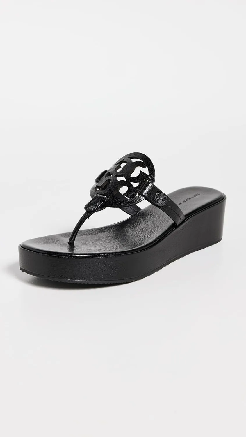 Tory Burch Women's Miller Wedge Sandals 25mm