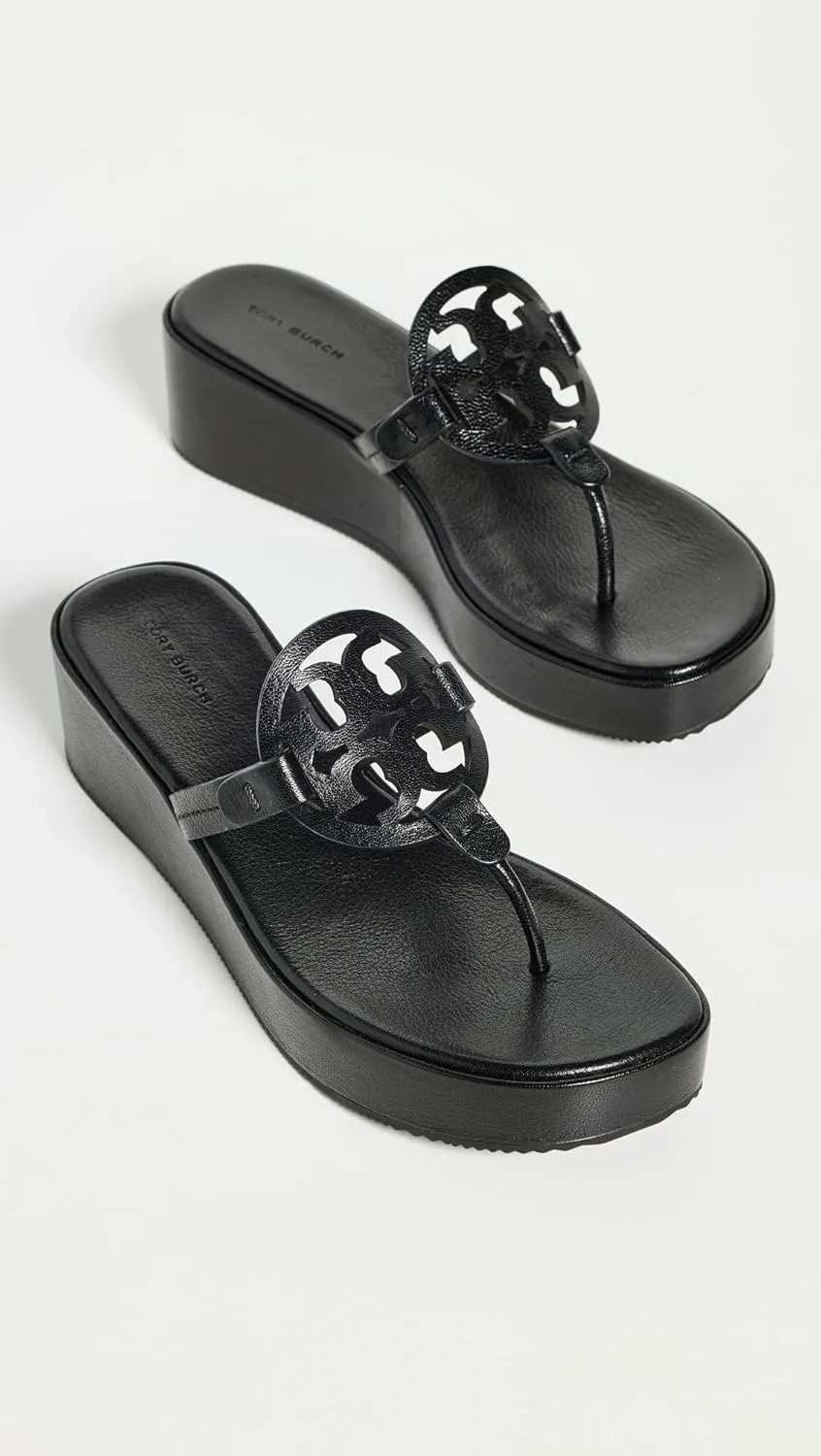 Tory Burch Women's Miller Wedge Sandals 25mm
