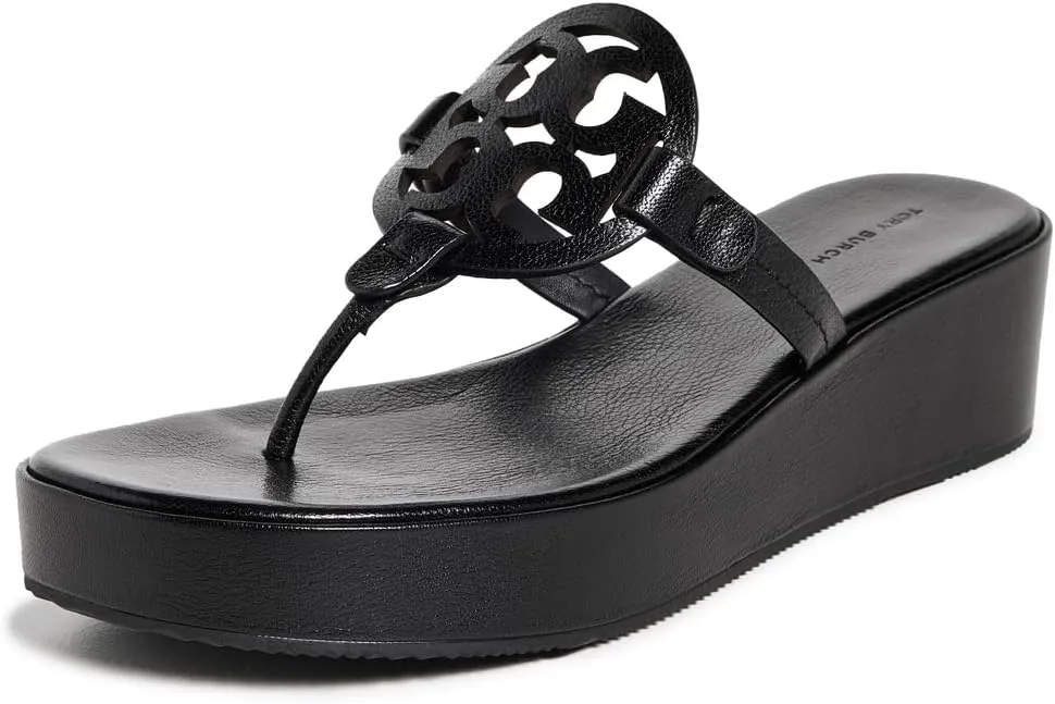 Tory Burch Women's Miller Wedge Sandals 25mm