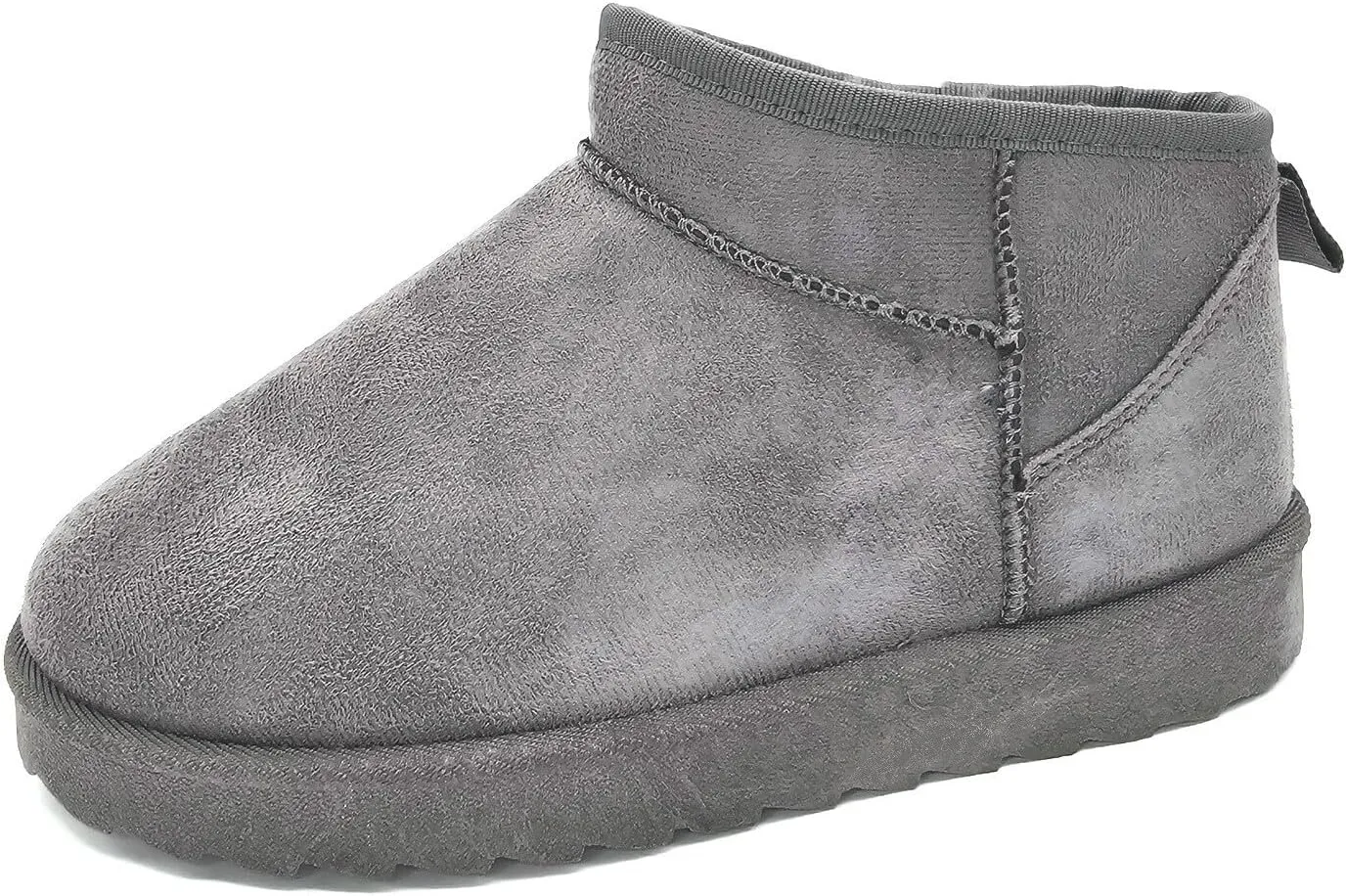 TruFox Womens Mini Boots Classic Faux Fur Lined Slip On Ankle Booties