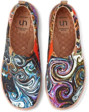 UIN Men's Art Design Travel Shoes Slip On Casual Loafers Stylish Lightweight Comfort Fashion Sneaker