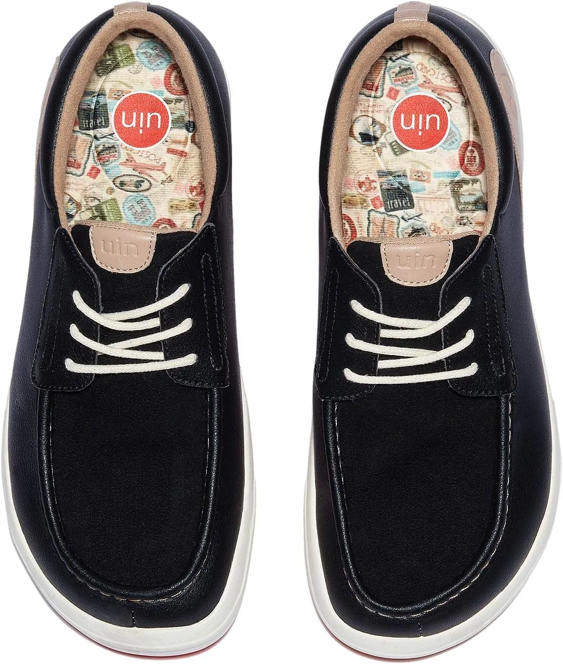 UIN Men's Fashion Platform Sneaker Slip On Walking Casual Comfortable Art Painted Travel Shoes Andalusia