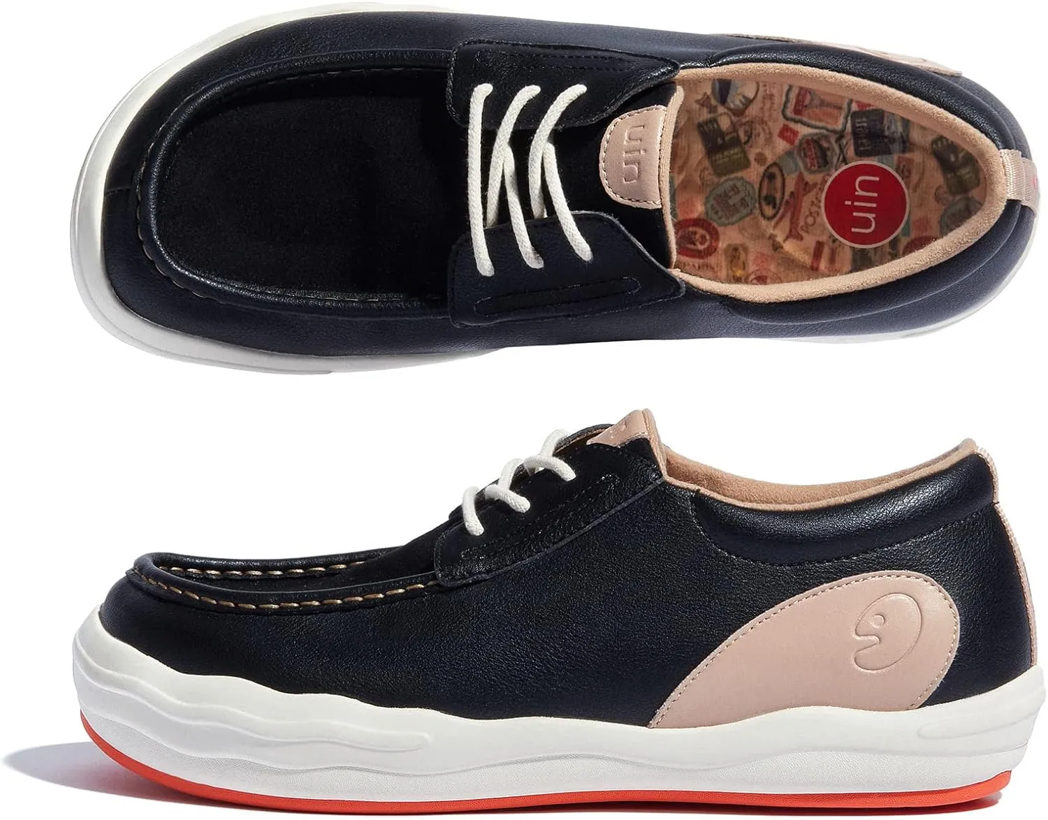 UIN Men's Fashion Platform Sneaker Slip On Walking Casual Comfortable Art Painted Travel Shoes Andalusia