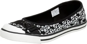 UNIONBAY Little Kid/Big Kid Mixed Peace Sneaker,Black,3 M US Little Kid