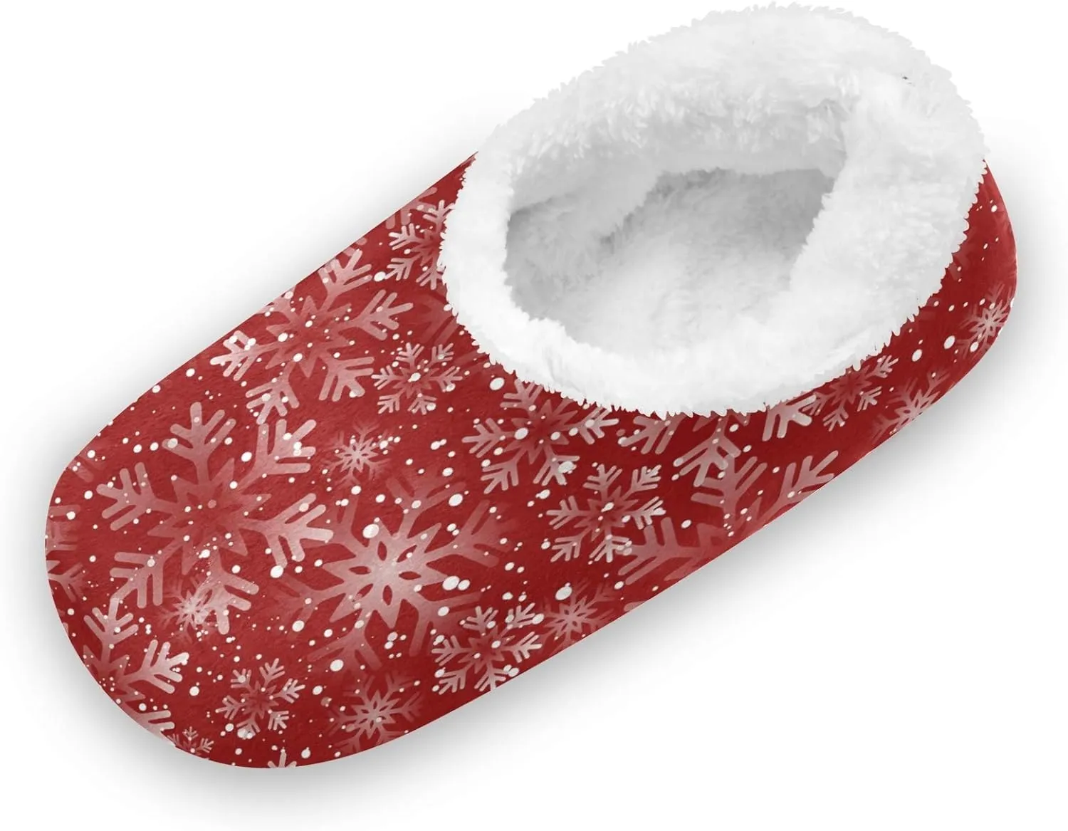 Unisex Fuzzy House Slippers Memory Foam Warm Slip Shoes Fur Lining M-XXL