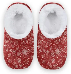 Unisex Fuzzy House Slippers Memory Foam Warm Slip Shoes Fur Lining M-XXL