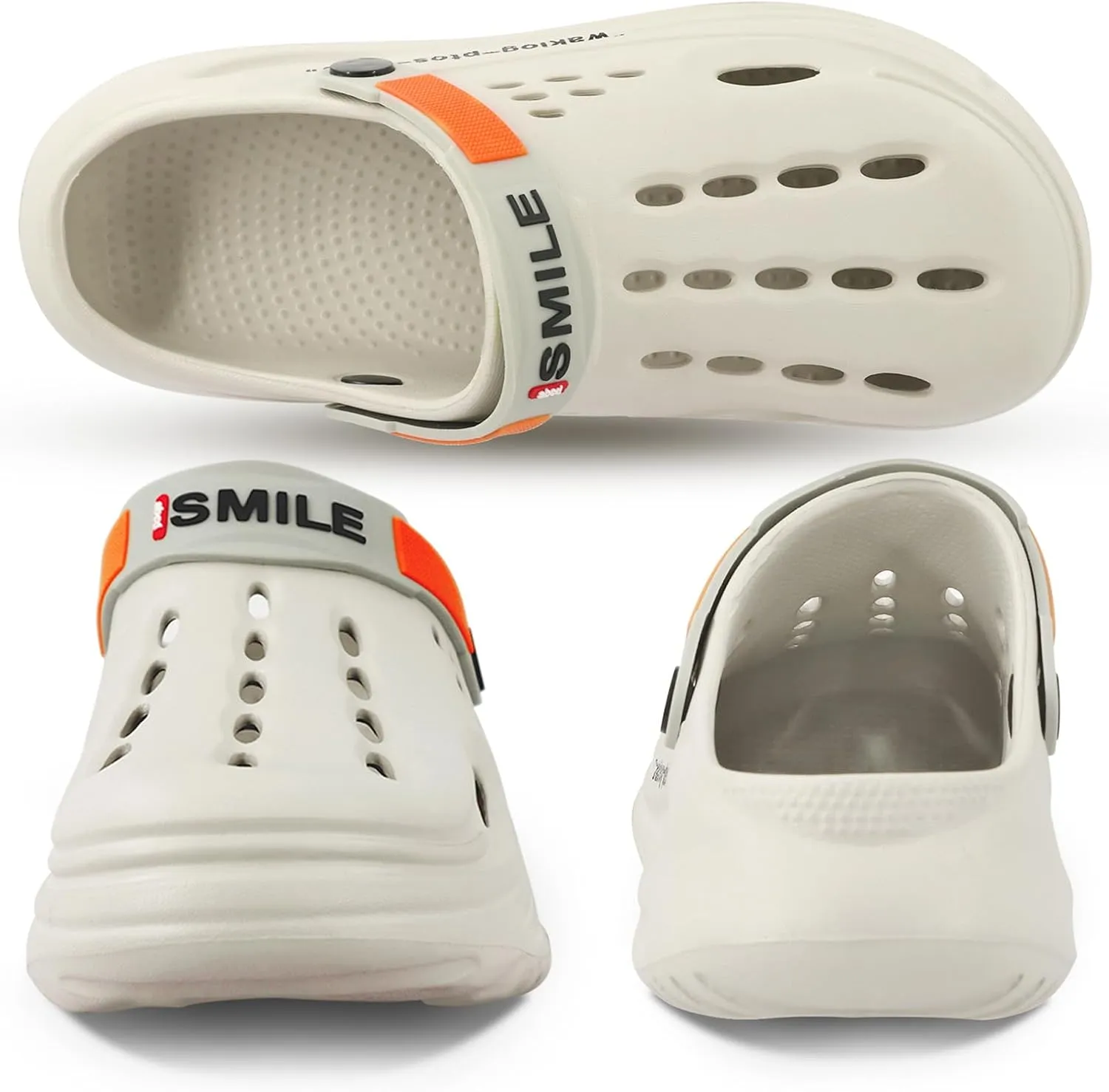 Unisex Garden Clogs Breathable Quick Drying Garden Shoes Slip-on Outdoor Beach Slippers for Men and Women
