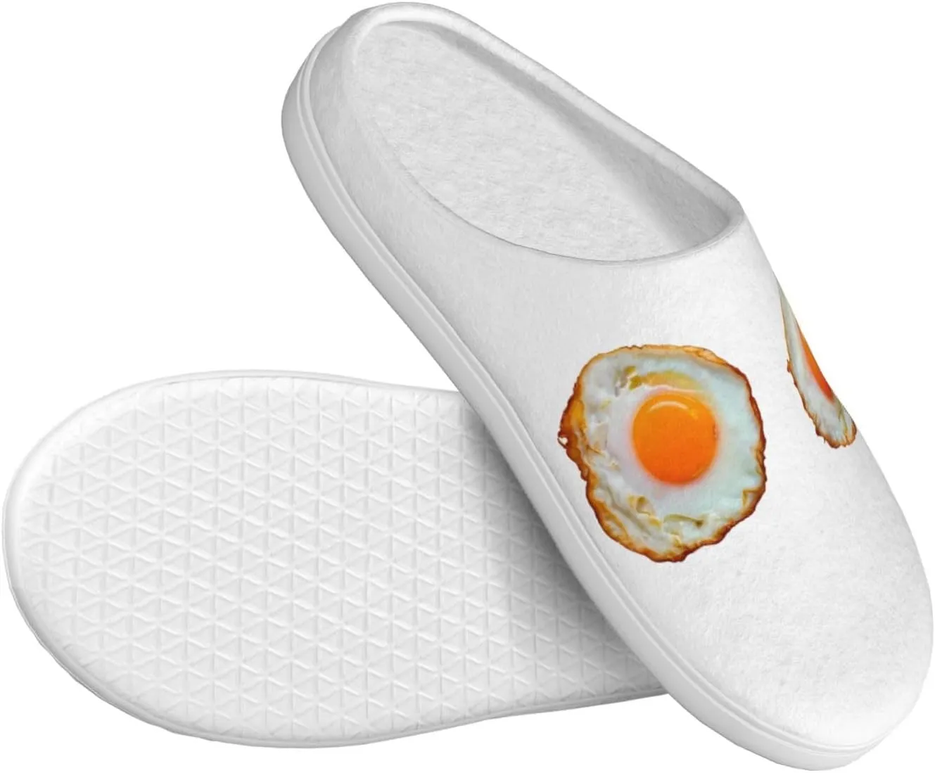 Unisex Warm Slippers Non-Slip Winter Fluffy Slippers Slip-On Plush Slippers Bedroom Slippers House Shoes For Men Women